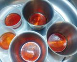 Hình bước làm 1 của món Flan gateau tráng gương