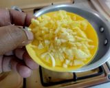 A picture of step 2 of Pumpkin Stew.
