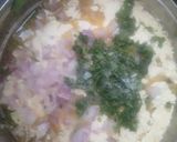 A picture of step 1 of Ghatte ki sabzi.