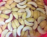Hình bước làm 1 của món Đào ngâm và trà đào