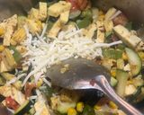 A picture of step 4 of Quick Cheesy Stir Fry Salad -High Protein Soulful Bowl 👏🏻.