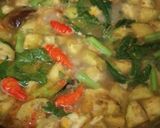 Foto langkah ke 4 dari resep Sayur Lodeh Terong, Buncis, dan Daun Pepaya Tanpa Santan.