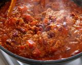A picture of step 5 of Chili con Carne Recipe🌶️😋.