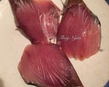 Hình bước làm 1 của món Cá cam sốt Teriyaki