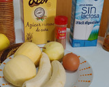 Foto del paso 1 de la receta: Puding manzana y plátano 🍌 🍎