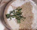 A picture of step 2 of Lemongrass ginger tea.