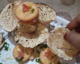 A picture of step 4 of Monaco sandwich and papad Chaat.