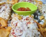 A picture of step 4 of Nachos lasagna.