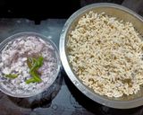 A picture of step 1 of Puffed Rice Pulao.
