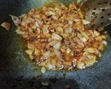 A picture of step 3 of Stuffed Green Chilli Subji.