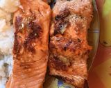 Isteni mézes-fokhagymás lazac recept fázis 6 fotója