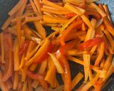 Pirított zöldséges spagetti recept fázis 1 fotója