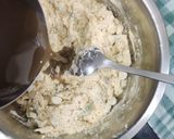 A picture of step 2 of Bhabhri or bhabhra.