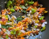 A picture of step 3 of Kodo Millet Upma.