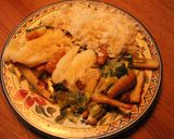 Foto del paso 12 de la receta: Arroz con pescado al horno
