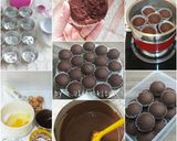 Foto langkah ke 1 dari resep Cupcake brownies kukus.