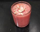 A picture of step 4 of Watermelon Rose Milkshake.