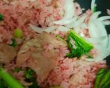 รูปขั้นตอนการทำที่ 3 ของ ข้าวผัดซอสแดง(สูตรโบราณ)