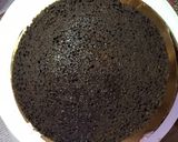 A picture of step 9 of Chocolate Drip cake.