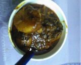 A picture of step 1 of Achari potato korma curry.