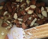 A picture of step 3 of White chocolate & nuts BLONDIES 👌😋.