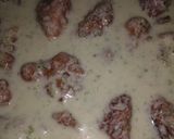 A picture of step 6 of Green masala Dahi brde.