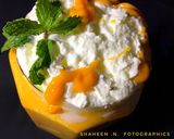 A picture of step 4 of Mango Smoothie.