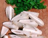 Hình bước làm 1 của món Bún xào chay