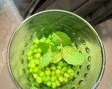 A picture of step 1 of Mint Pea Puree - Wonderful and the Kids Love It. Very Chefy :P.