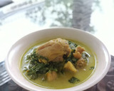 Foto langkah ke 3 dari resep Gulai Kuning Ayam Paku/Pakis.