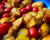 Foto del paso 3 de la receta: Pinchitos de pollo con cebolla y tomatitos cherry