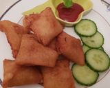 A picture of step 7 of Bread Samosa.