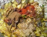 A picture of step 4 of Spicy baigan bharta.