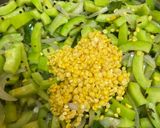 A picture of step 3 of Snake gourd sabji fry.