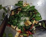 Foto langkah ke 3 dari resep Daun Melinjo Tumis Tahu Pete.