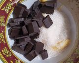 Foto langkah ke 2 dari resep Brownies Pisang Kukus.