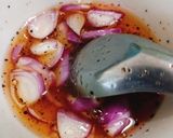 Hình bước làm 1 của món Rau muống luộc trộn dầu giấm