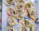 A picture of step 6 of Chicken wontons.