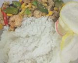 Foto langkah ke 5 dari resep Tumis jagung, udang, tempe, Pete cabe hijau.
