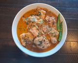 A picture of step 4 of Dahi Chicken Curry with Fenugreek Leaves.