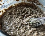 A picture of step 1 of Pistachios and walnut oatmeal muffins.