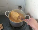 A picture of step 4 of Mixed spaghetti #4weeks challenge.