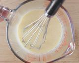 A picture of step 4 of Mochi Brownies in a Muffin Tin.