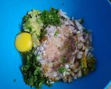 A picture of step 4 of  Lebanese chicken curry with chicken ball's.