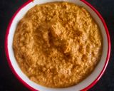 A picture of step 2 of Red Coconut Chutney.