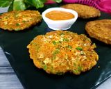 A picture of step 9 of Oats Paneer Chila.