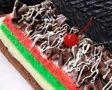 Foto langkah ke 8 dari resep Rainbow cake kukus.