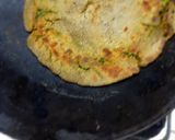 A picture of step 7 of Kathiyavadi bajra no bharelo rotlo.