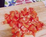 รูปขั้นตอนการทำที่ 1 ของ ไข่เจียวผัดมะเขือเทศ🍅