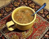 A picture of step 6 of Beef and Barley Soup.
